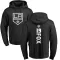 Black Youth Jim Fox Los Angeles Kings Branded Backer Pullover Hoodie
