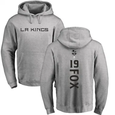 Youth Jim Fox Los Angeles Kings Branded Ash Backer Pullover Hoodie